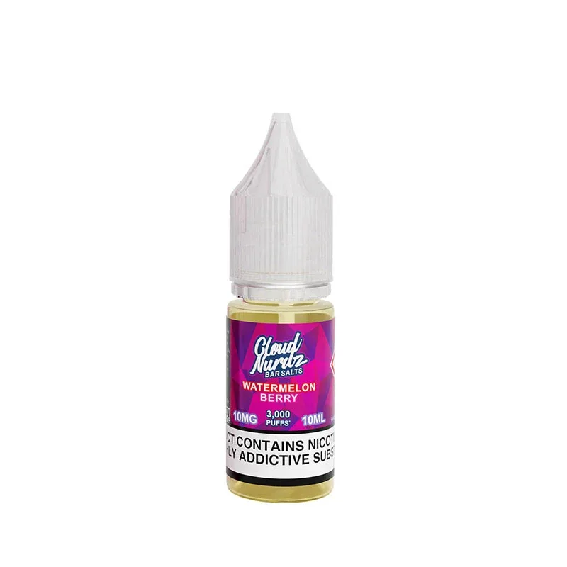 Cloud Nurdz Bar Salts Watermelon Berry 10ml Nic Salt E-Liquid - Image 2