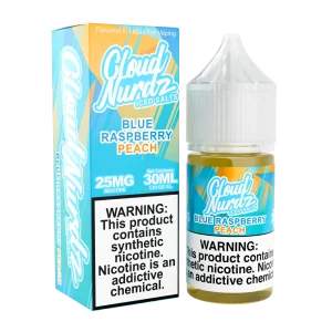 Cloud Nurdz Salts 30ml – Blue Raspberry Peach Iced