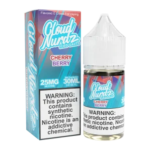 Cloud Nurdz Salts 30ml – Cherry Berry Iced