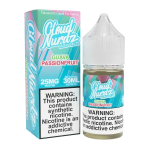 Cloud Nurdz Salts 30ml – Guava Passionfruit Iced