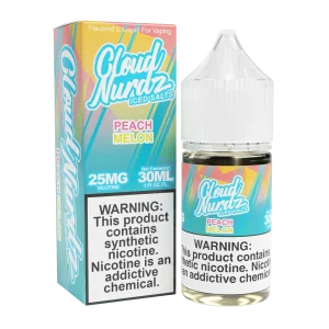 Cloud Nurdz Salts 30ml – Peach Melon Iced