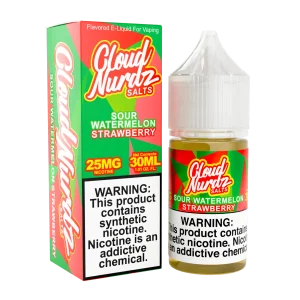 Cloud Nurdz Salts 30ml – Sour Watermelon Strawberry