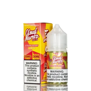 Cloud Nurdz Salts E-Liquid – Strawberry Lemon – 30mL
