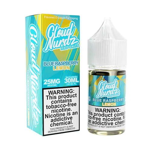 Cloud Nurdz TFN Salt - Blue Raspberry Lemon Iced