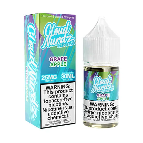 Cloud Nurdz TFN Salt - Grape Apple Iced