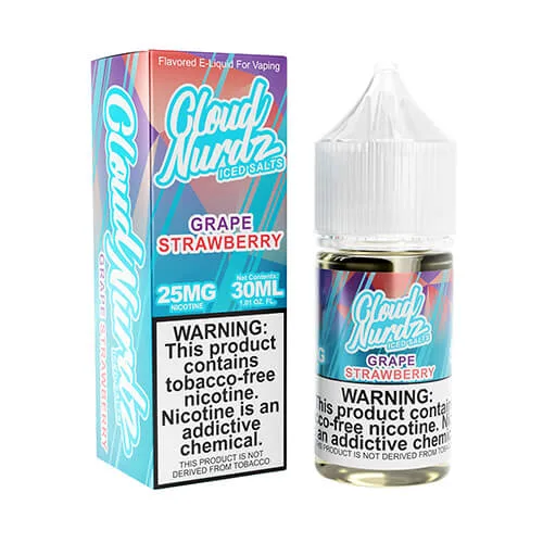 Cloud Nurdz TFN Salt - Grape Strawberry Iced