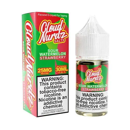 Cloud Nurdz TFN Salt - Sour Watermelon Strawberry