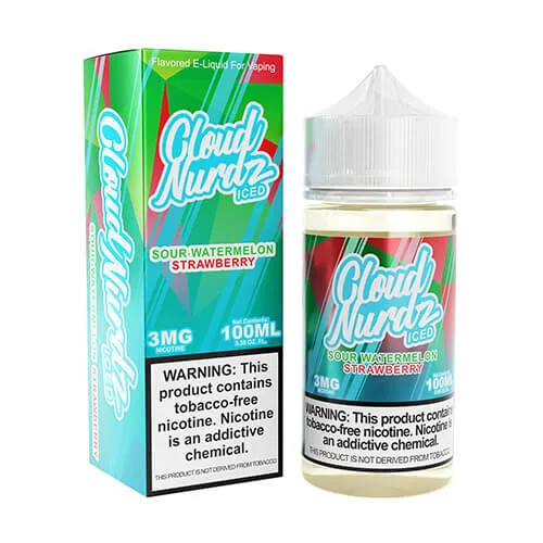 Cloud Nurdz TFN - Sour Watermelon Strawberry Iced