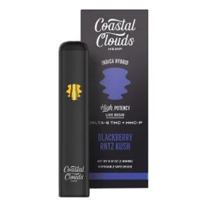 Coastal Clouds - Delta 8 Disposable - Blackberry RNTZ Kush
