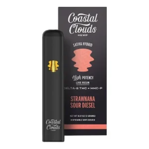 Coastal Clouds - Delta 8 Disposable - Strawnana Sour Diesel