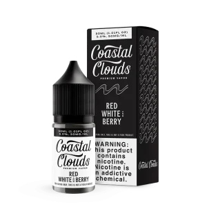 Coastal Clouds Salts 30ml – Red White and Berry