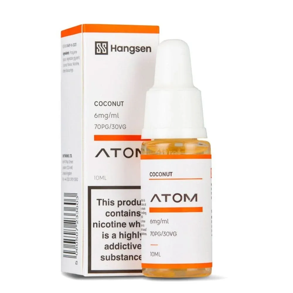 Coconut E-Liquid Atom Series by Hangsen (10ml)