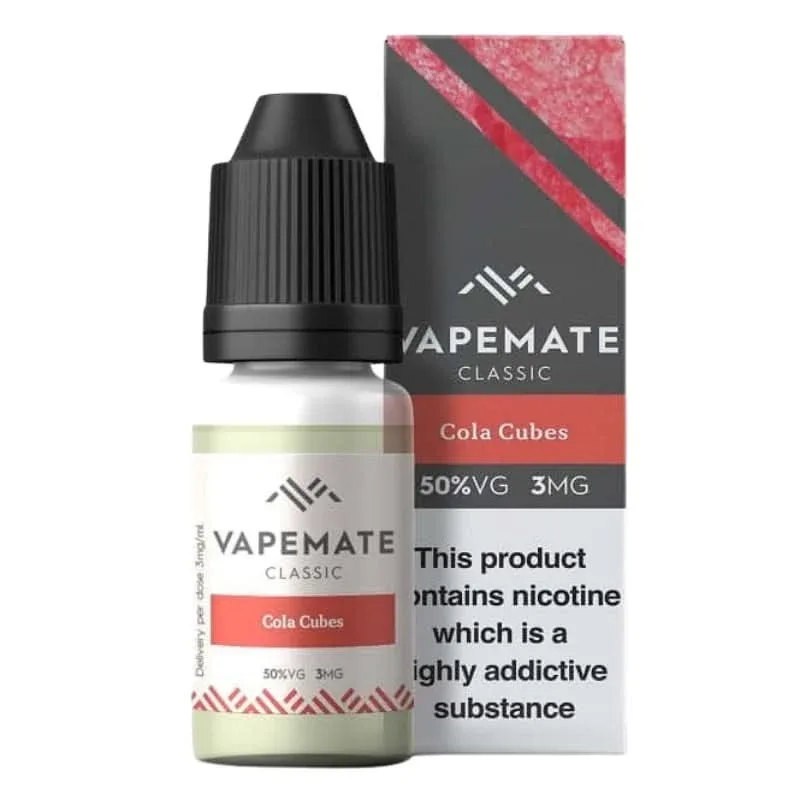 Cola Cubes E-Liquid by Vapemate (10ml)