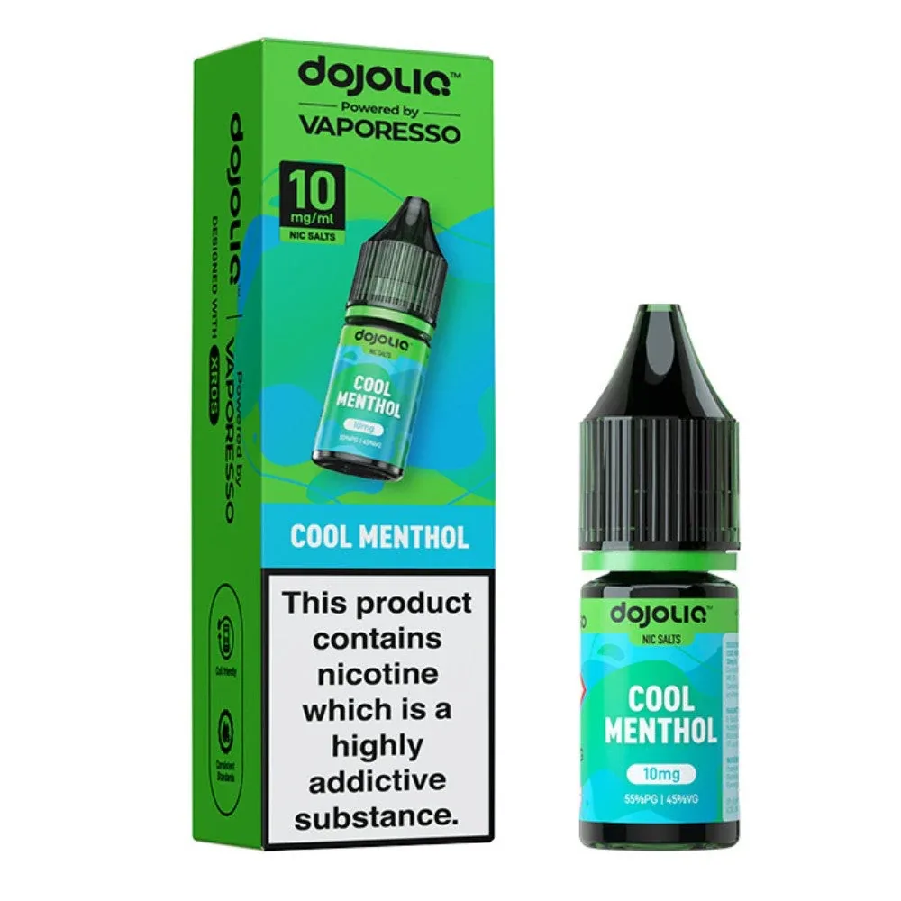 Cool Menthol Nic Salt E-Liquid by Dojoliq (10ml)