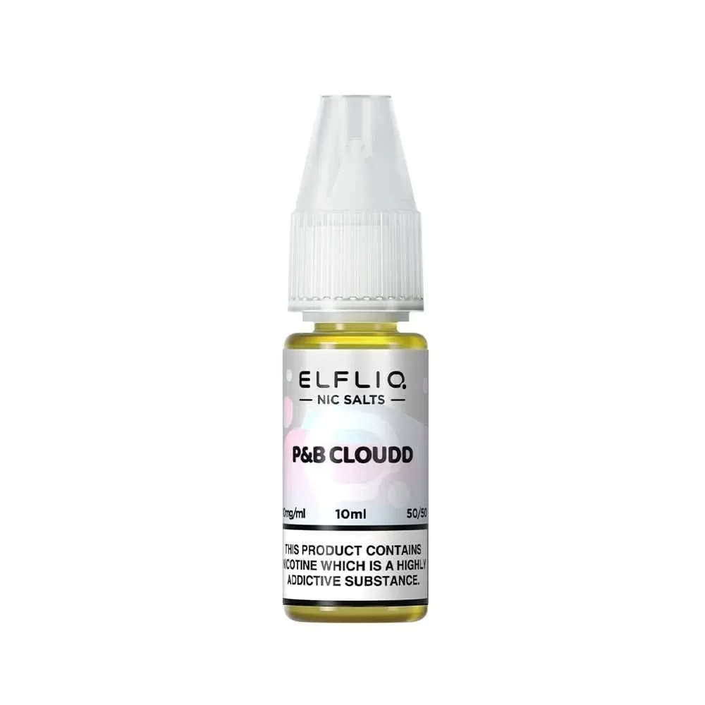 Cotton Candy Ice (P&B Cloudd) Nic Salt E-Liquid by Elf Bar Elfliq (10ml) - Image 2