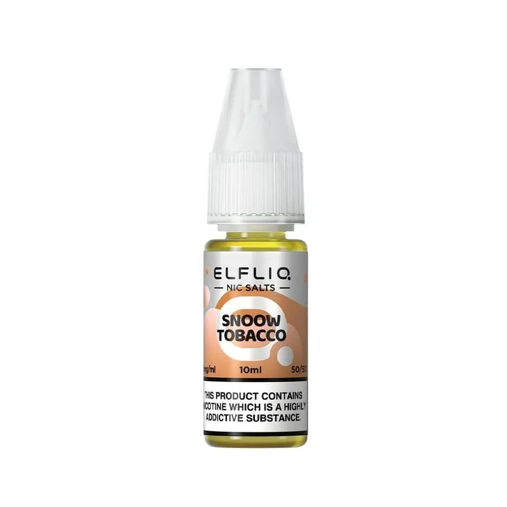 Cream Tobacco (Snoow Tobacco) Nic Salt E-Liquid by Elf Bar Elfliq (10ml) - Image 2