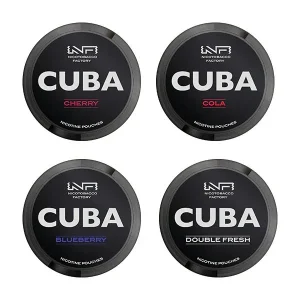 CUBA Black Nicotine Pouches (25 pouches/box)