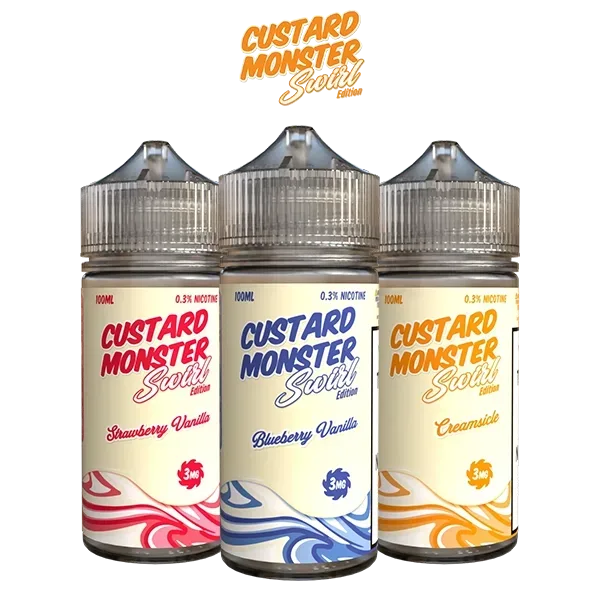 Custard Monster Swirl Edition E-Liquid – 100mL