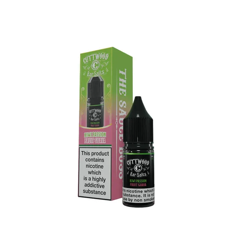 Cuttwood Bar Salts Kiwi Passionfruit Guava 10ml Nic Salt E-Liquid - Image 2