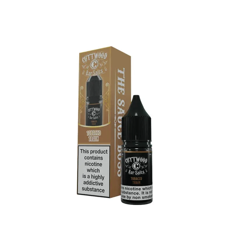 Cuttwood Bar Salts Tobacco Train 10ml Nic Salt E-Liquid - Image 2
