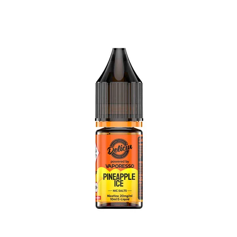 Deliciu V2 Pineapple Ice 10ml Nic Salt E-Liquid by Vaporesso - Image 2