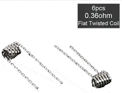 Demon Killer 0.36 ohm Flat Twisted Coil (6-Pack)