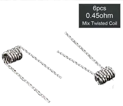Demon Killer 0.45 ohm Mix Twisted Coil (6-Pack)