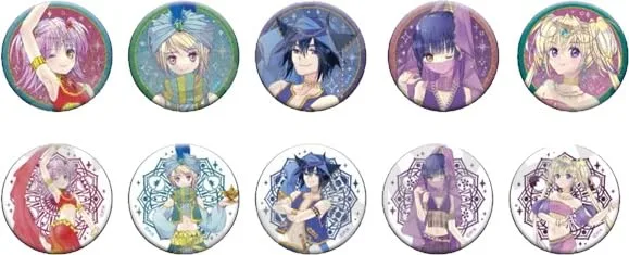 Doctors Shugo Chara Arabian Tin Badge Collection Complete Set Japan