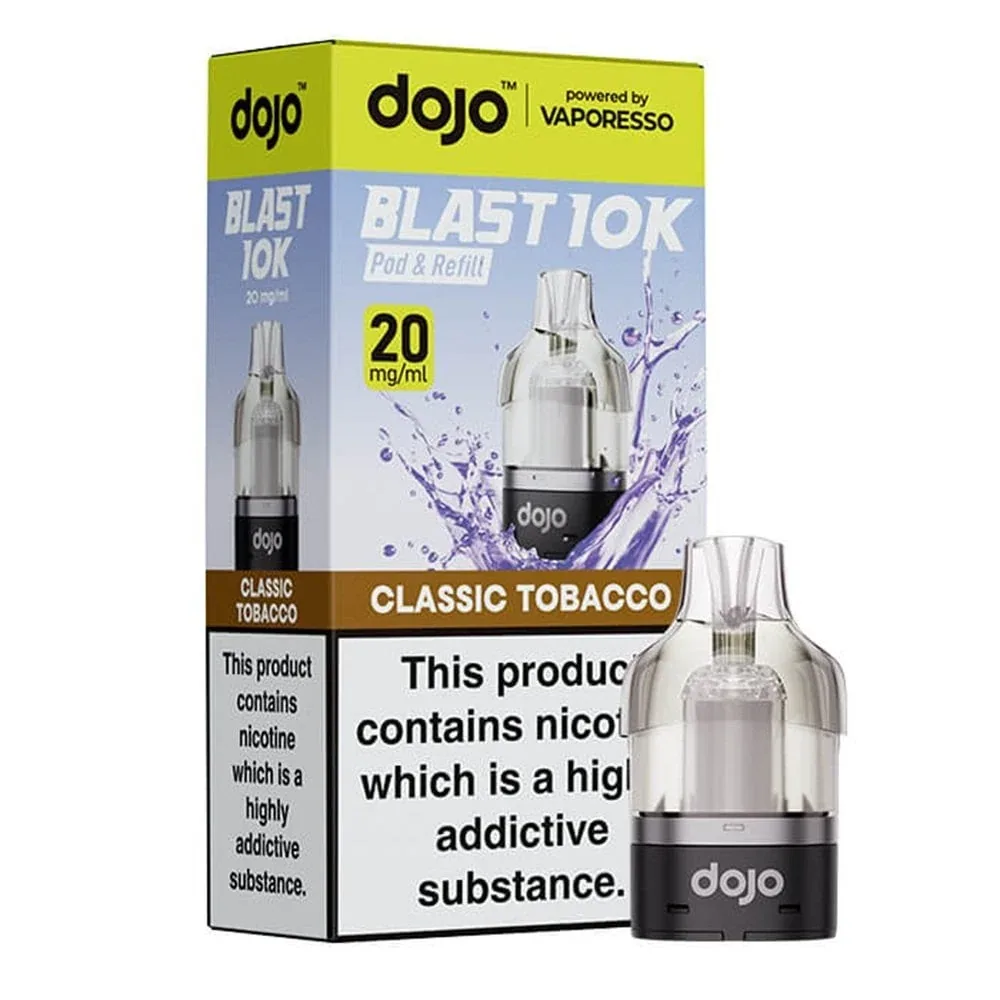 Dojo Blast 10K Classic Tobacco Prefilled Pods