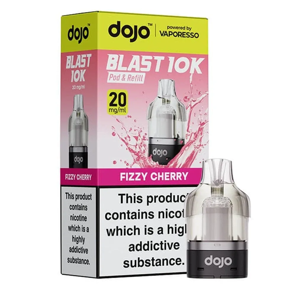 Dojo Blast 10K Fizzy Cherry Prefilled Pods