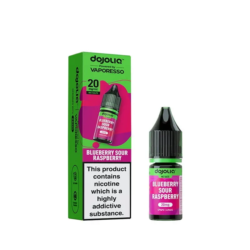 DojoLiq Blueberry Sour Raspberry 10ml Nic Salt E-Liquid by Vaporesso - Image 2