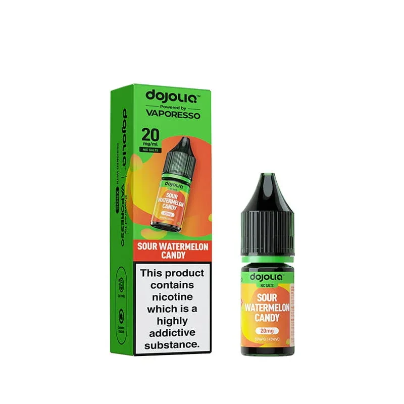 DojoLiq Sour Watermelon Candy 10ml Nic Salt E-Liquid by Vaporesso - Image 2