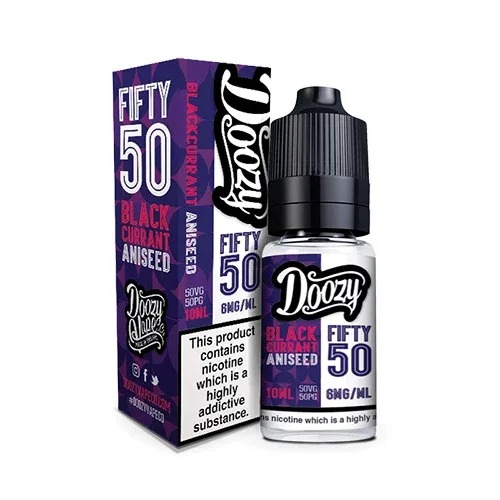 Doozy Vape Co Blackcurrant Aniseed 50/50 E-Liquid - Image 2