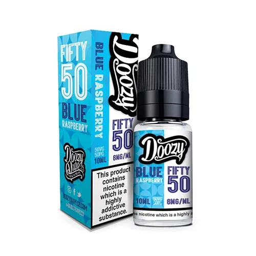 Doozy Vape Co Blue Raspberry 50/50 E-Liquid - Image 2