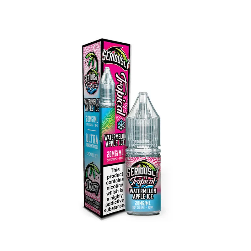 Doozy Vape Co Seriously Tropical Watermelon Apple Ice 10ml Nic Salt E-Liquid - Image 2