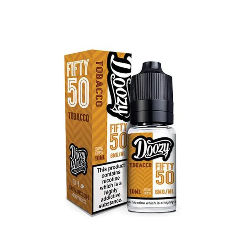 Doozy Vape Co Tobacco 50/50 E-Liquid - Image 2