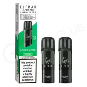 Double Apple Elf Bar 600 Prefilled Pods