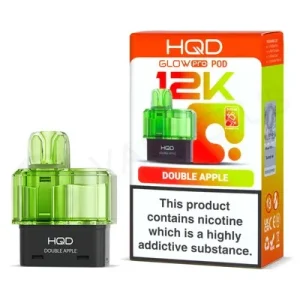 Double Apple HQD Glow Pro 12K Refill Pod