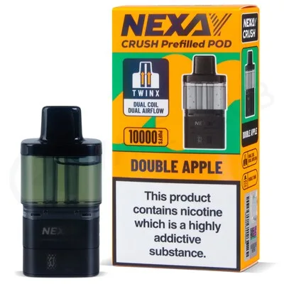 Double Apple Nexay Crush 10K Refill Pod