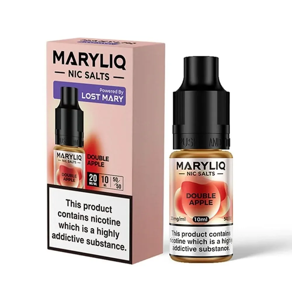Double Apple Nic Salt E-Liquid by Lost Mary Maryliq (10ml)