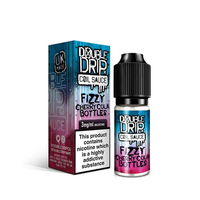 Double Drip Fizzy Cherry Cola Bottles E-Liquid 10ml - Image 2