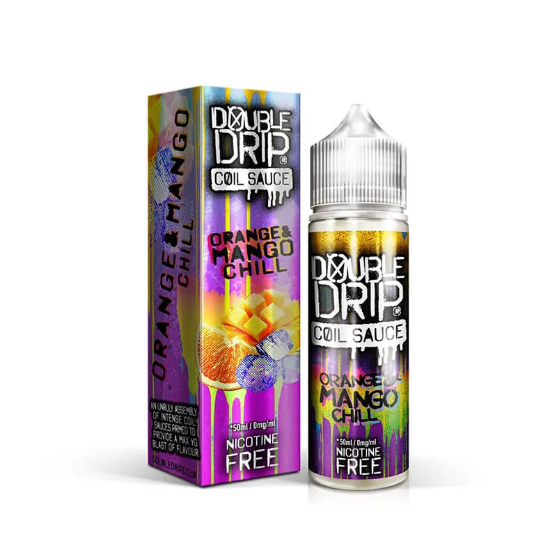 Double Drip Orange & Mango Chill Shortfill E-Liquid 50ml