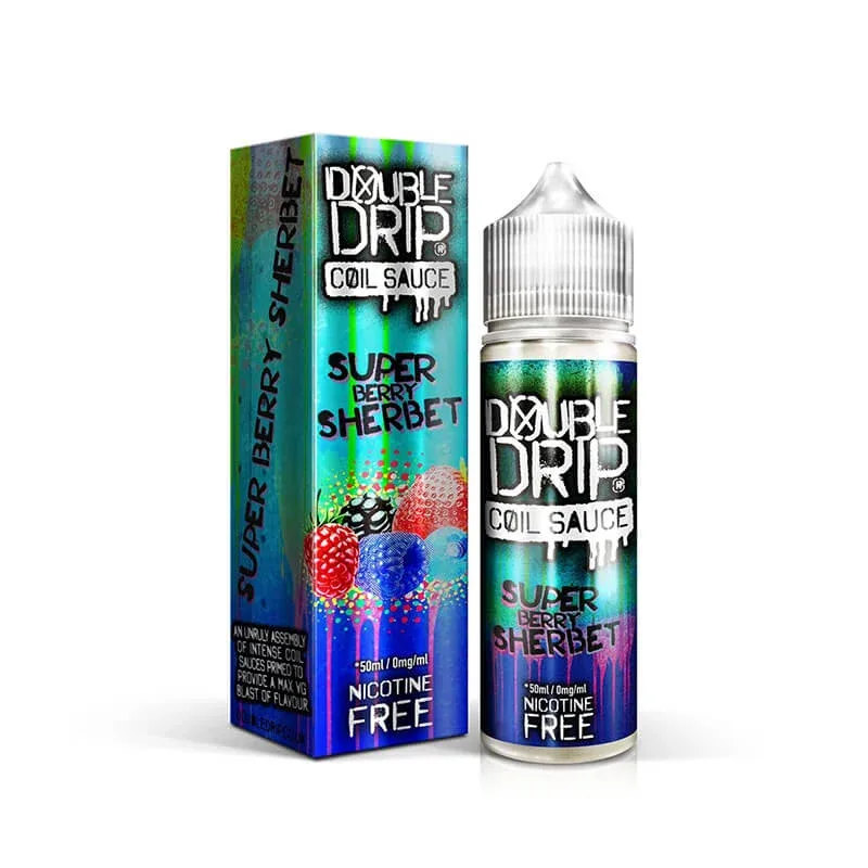 Double Drip Super Berry Sherbet Shortfill E-Liquid 50ml