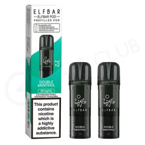 Double Menthol Elf Bar 600 Prefilled Pods