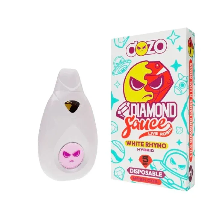 Dozo Liquid Diamonds Live Rosin Disposable Vape 5G