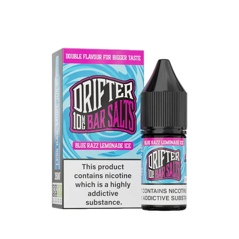 Drifter Bar Salts Blue Razz Lemonade 10ml Nic Salt E-Liquid - Image 2