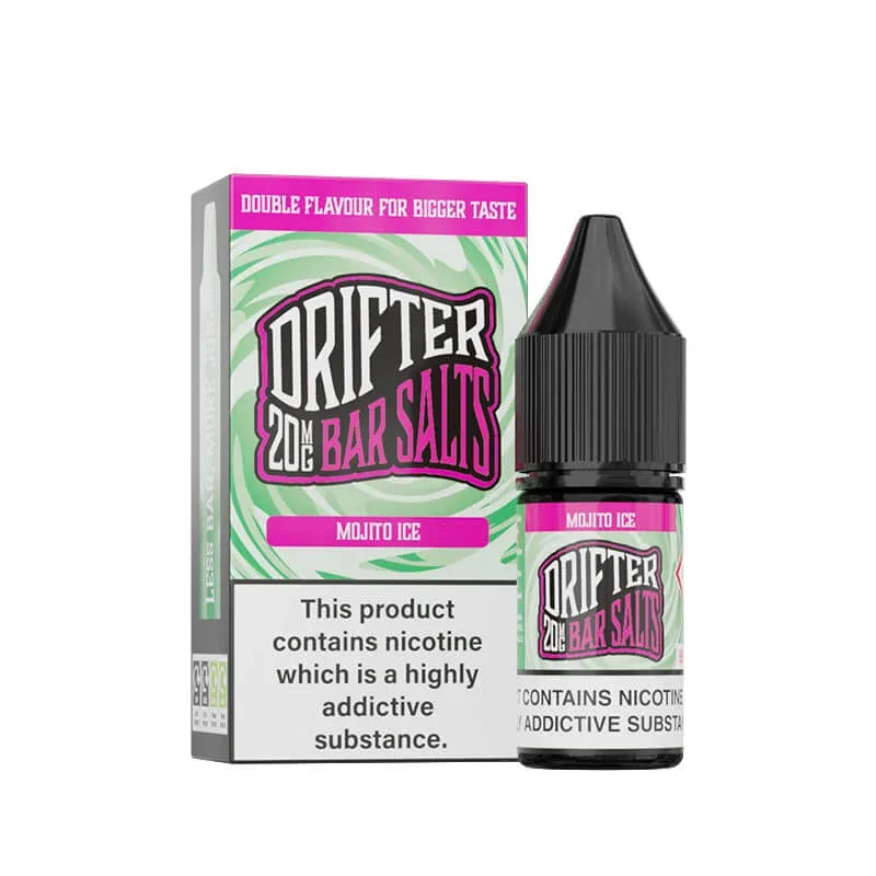 Drifter Bar Salts Mojito Ice 10ml Nic Salt E-Liquid - Image 2