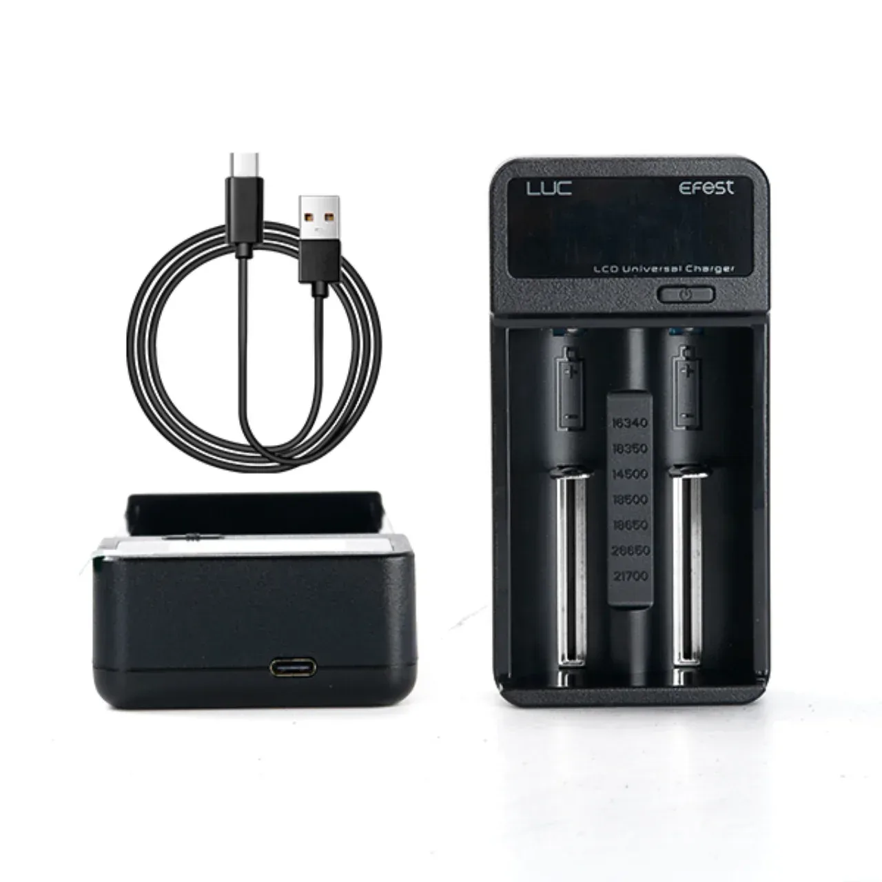 Efest LUC V2 LCD Screen Type-C USB Charger - Image 2
