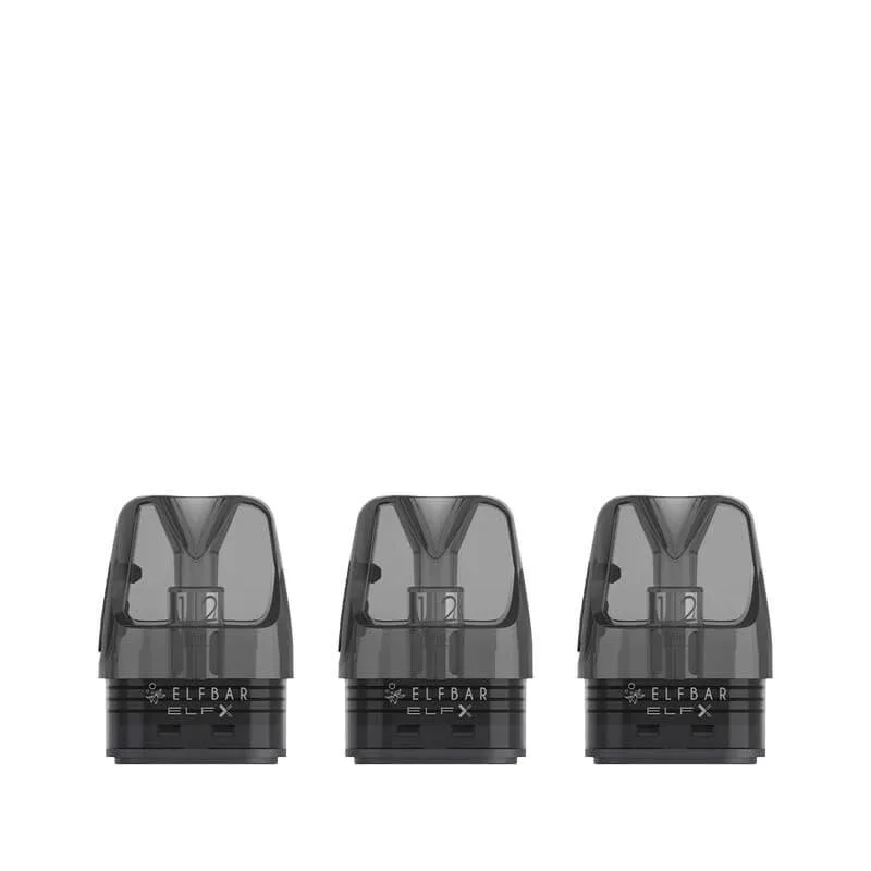 Elf Bar Elfx Dual Mesh Replacement Vape Pods 2ml - 3 Pods