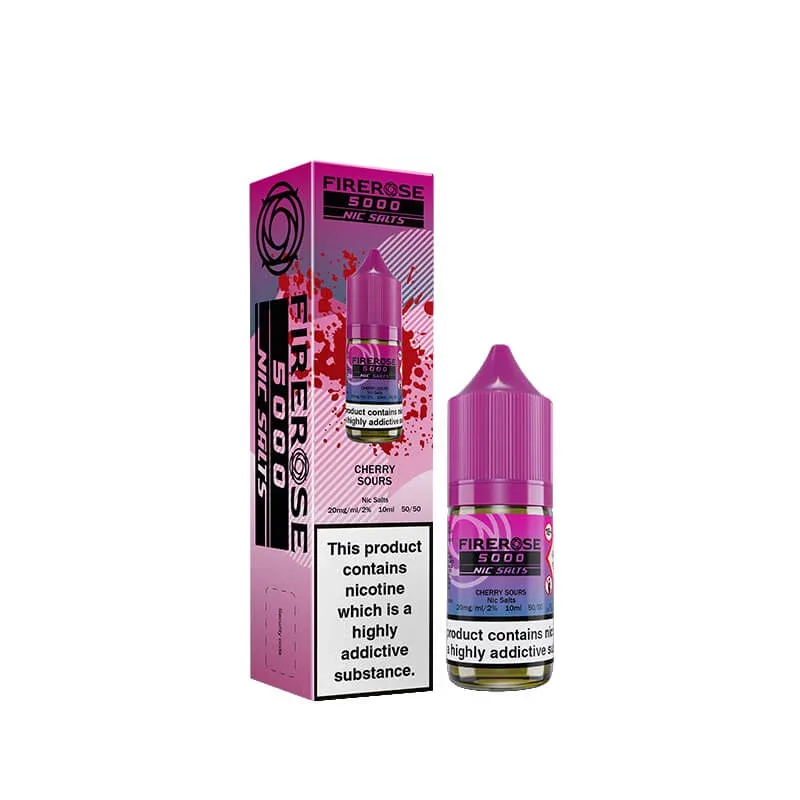 Elux Firerose 5000 Cherry Sours 10ml Nic Salt E-Liquid - Image 2